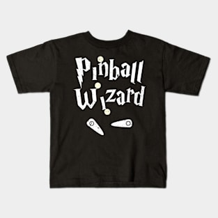 Pinball Wizard Arcade Machine Player Game Kids T-Shirt